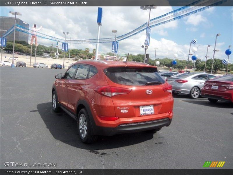 Sedona Sunset / Black 2016 Hyundai Tucson SE