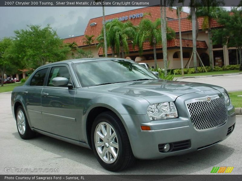 Silver Steel Metallic / Dark Slate Gray/Light Graystone 2007 Chrysler 300 Touring