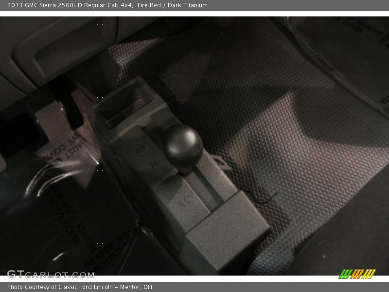 Fire Red / Dark Titanium 2013 GMC Sierra 2500HD Regular Cab 4x4