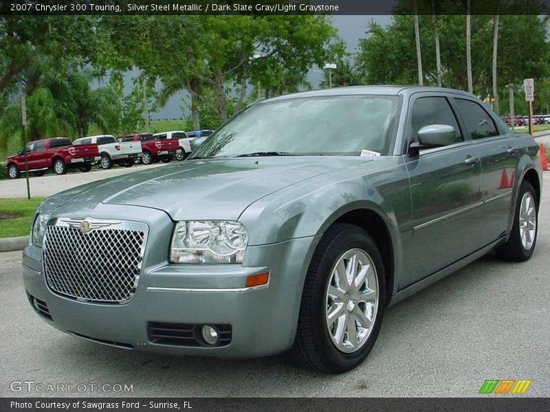 Silver Steel Metallic / Dark Slate Gray/Light Graystone 2007 Chrysler 300 Touring