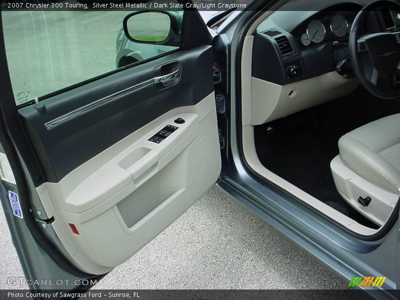 Silver Steel Metallic / Dark Slate Gray/Light Graystone 2007 Chrysler 300 Touring