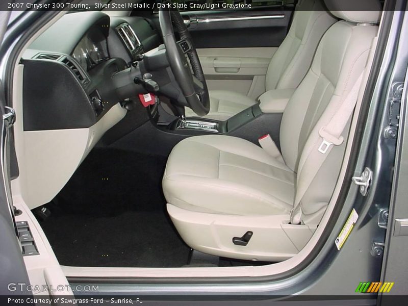 Silver Steel Metallic / Dark Slate Gray/Light Graystone 2007 Chrysler 300 Touring