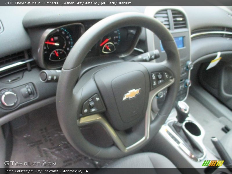 Ashen Gray Metallic / Jet Black/Titanium 2016 Chevrolet Malibu Limited LS