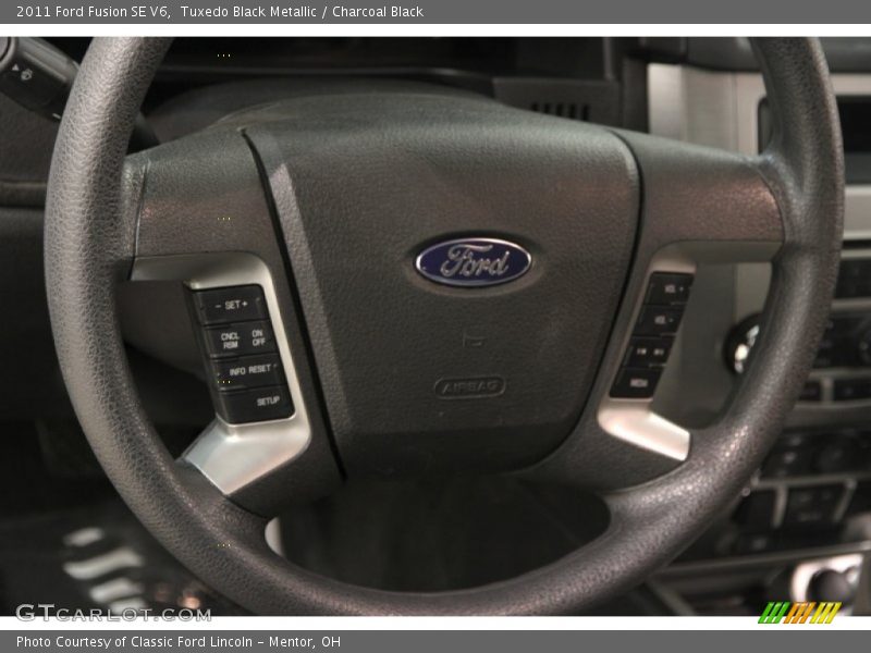 Tuxedo Black Metallic / Charcoal Black 2011 Ford Fusion SE V6