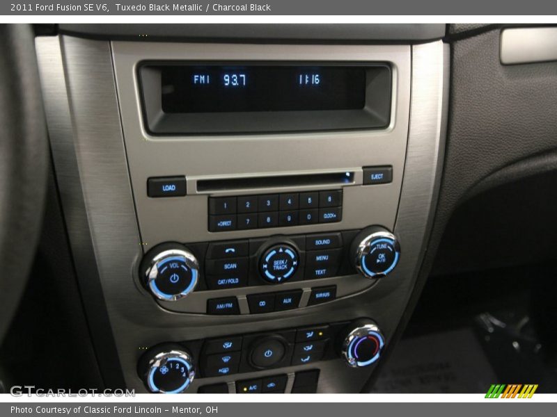 Tuxedo Black Metallic / Charcoal Black 2011 Ford Fusion SE V6