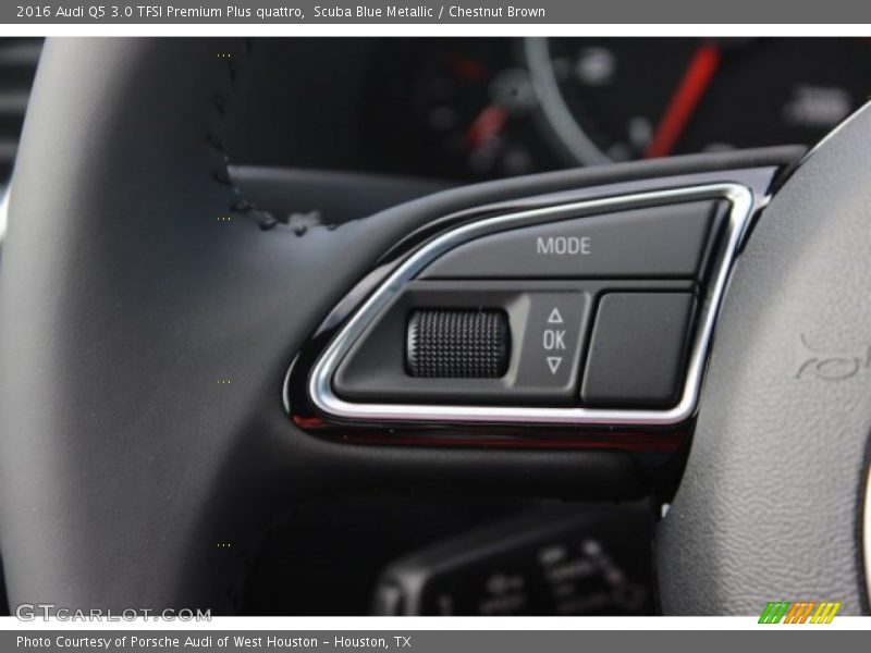 Scuba Blue Metallic / Chestnut Brown 2016 Audi Q5 3.0 TFSI Premium Plus quattro