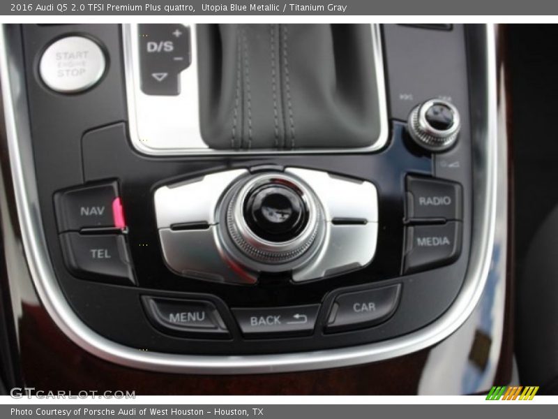 Utopia Blue Metallic / Titanium Gray 2016 Audi Q5 2.0 TFSI Premium Plus quattro