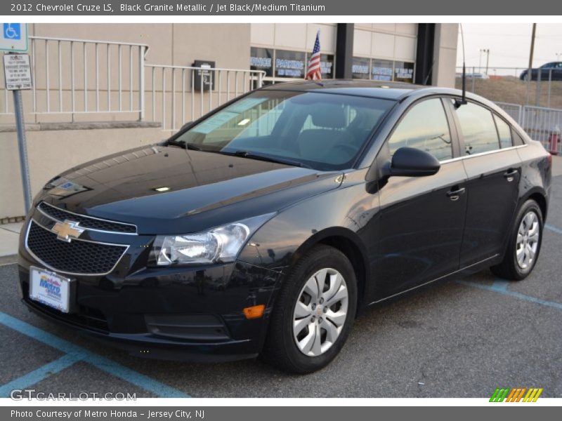 Black Granite Metallic / Jet Black/Medium Titanium 2012 Chevrolet Cruze LS