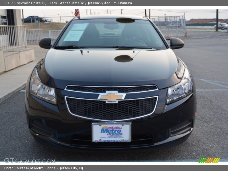 Black Granite Metallic / Jet Black/Medium Titanium 2012 Chevrolet Cruze LS