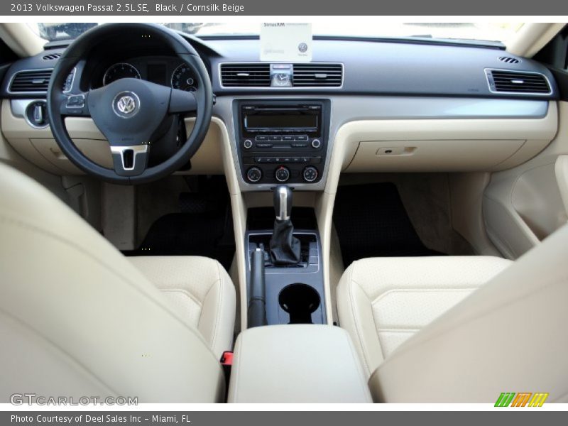 Black / Cornsilk Beige 2013 Volkswagen Passat 2.5L SE