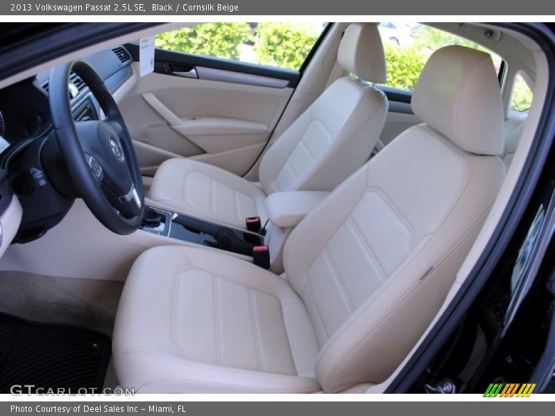 Black / Cornsilk Beige 2013 Volkswagen Passat 2.5L SE
