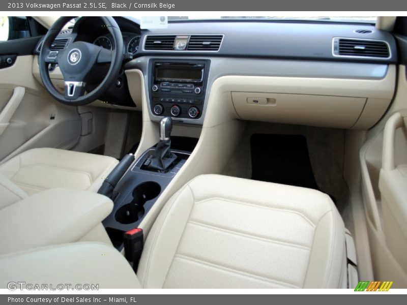 Black / Cornsilk Beige 2013 Volkswagen Passat 2.5L SE
