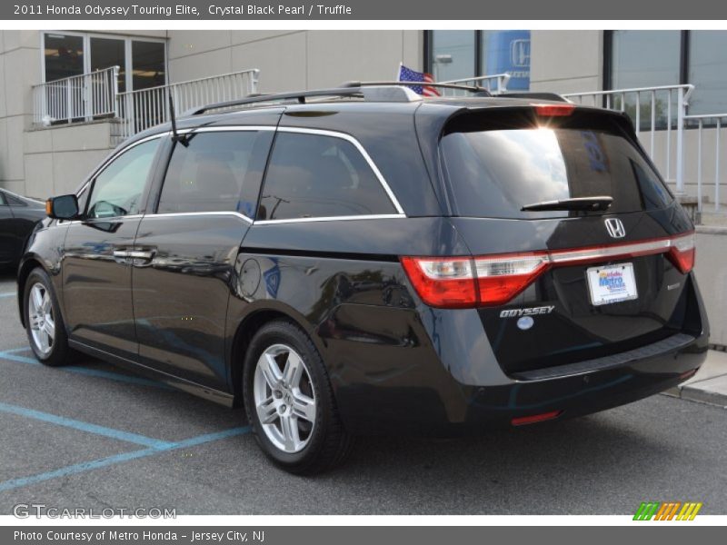 Crystal Black Pearl / Truffle 2011 Honda Odyssey Touring Elite