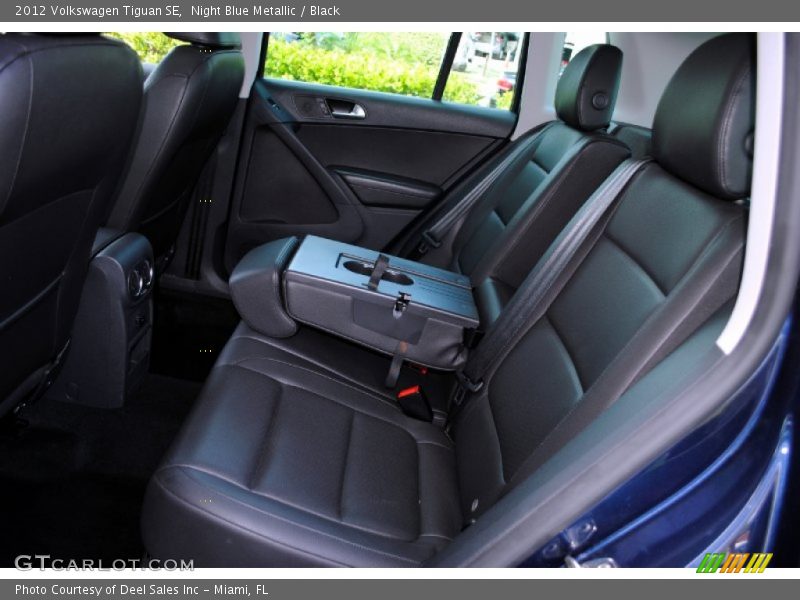 Night Blue Metallic / Black 2012 Volkswagen Tiguan SE