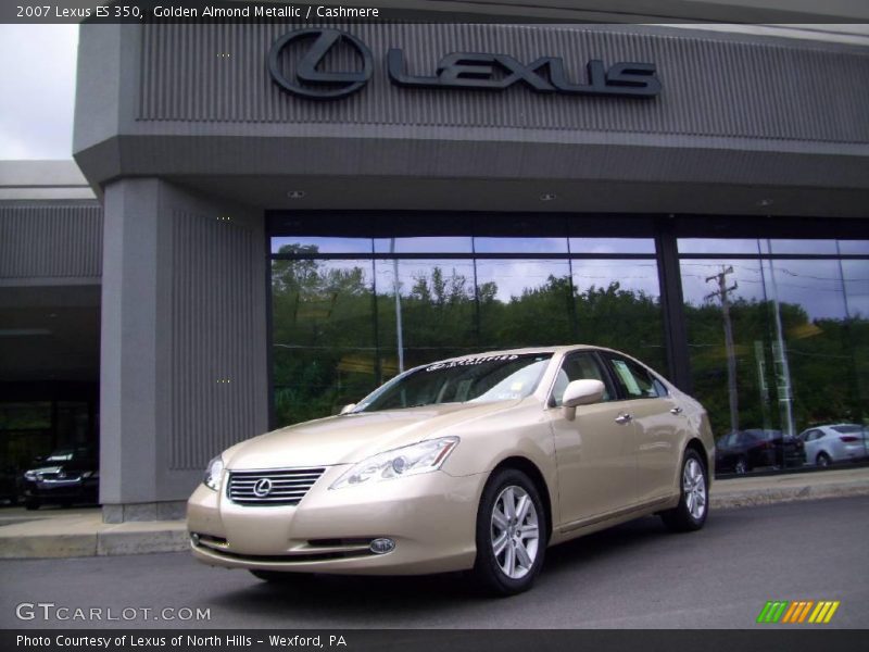 Golden Almond Metallic / Cashmere 2007 Lexus ES 350