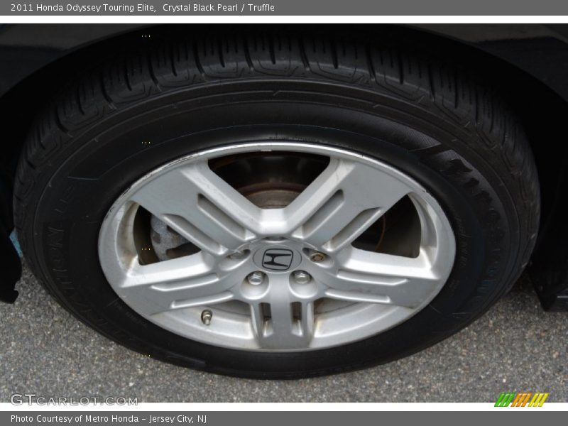 Crystal Black Pearl / Truffle 2011 Honda Odyssey Touring Elite