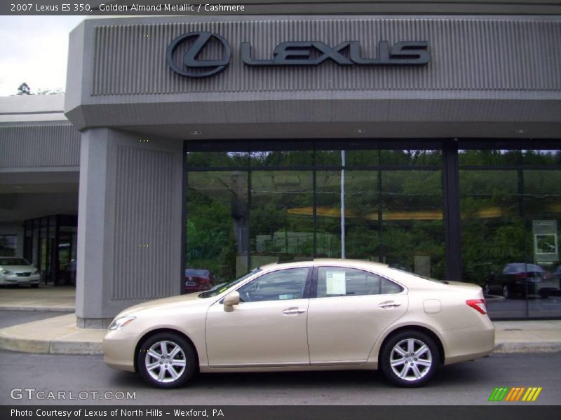 Golden Almond Metallic / Cashmere 2007 Lexus ES 350
