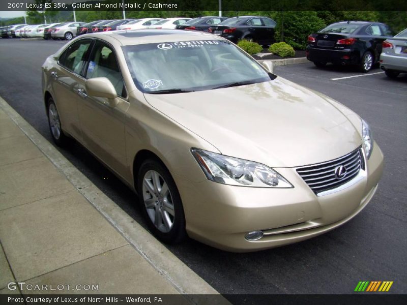 Golden Almond Metallic / Cashmere 2007 Lexus ES 350