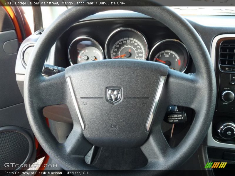 Mango Tango Pearl / Dark Slate Gray 2011 Dodge Caliber Mainstreet