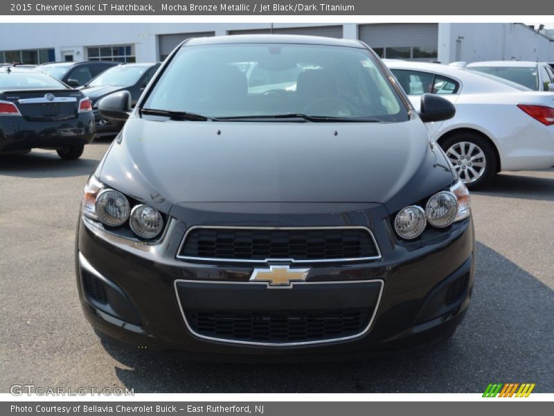 Mocha Bronze Metallic / Jet Black/Dark Titanium 2015 Chevrolet Sonic LT Hatchback