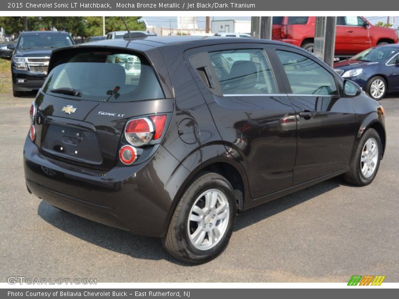 Mocha Bronze Metallic / Jet Black/Dark Titanium 2015 Chevrolet Sonic LT Hatchback