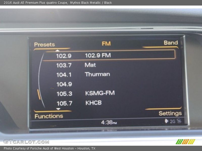 Mythos Black Metallic / Black 2016 Audi A5 Premium Plus quattro Coupe