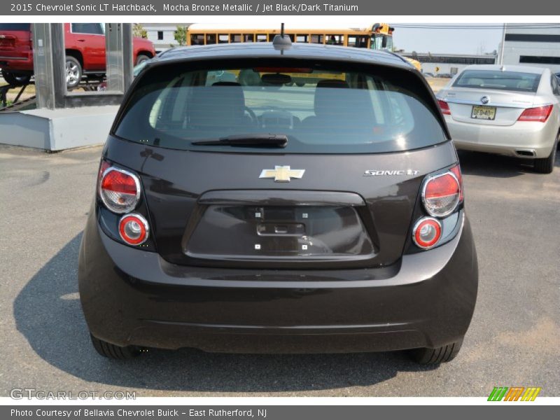 Mocha Bronze Metallic / Jet Black/Dark Titanium 2015 Chevrolet Sonic LT Hatchback