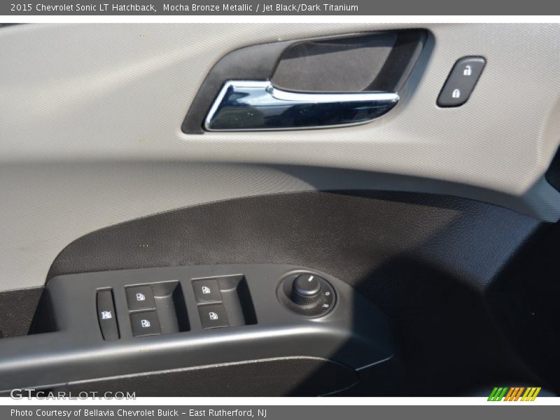 Mocha Bronze Metallic / Jet Black/Dark Titanium 2015 Chevrolet Sonic LT Hatchback