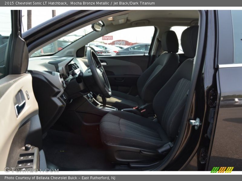 Mocha Bronze Metallic / Jet Black/Dark Titanium 2015 Chevrolet Sonic LT Hatchback