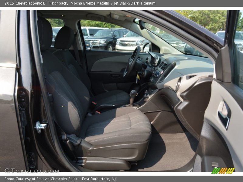 Mocha Bronze Metallic / Jet Black/Dark Titanium 2015 Chevrolet Sonic LT Hatchback