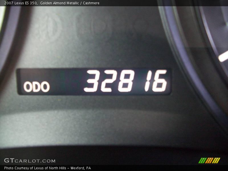 Golden Almond Metallic / Cashmere 2007 Lexus ES 350