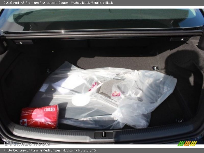 Mythos Black Metallic / Black 2016 Audi A5 Premium Plus quattro Coupe