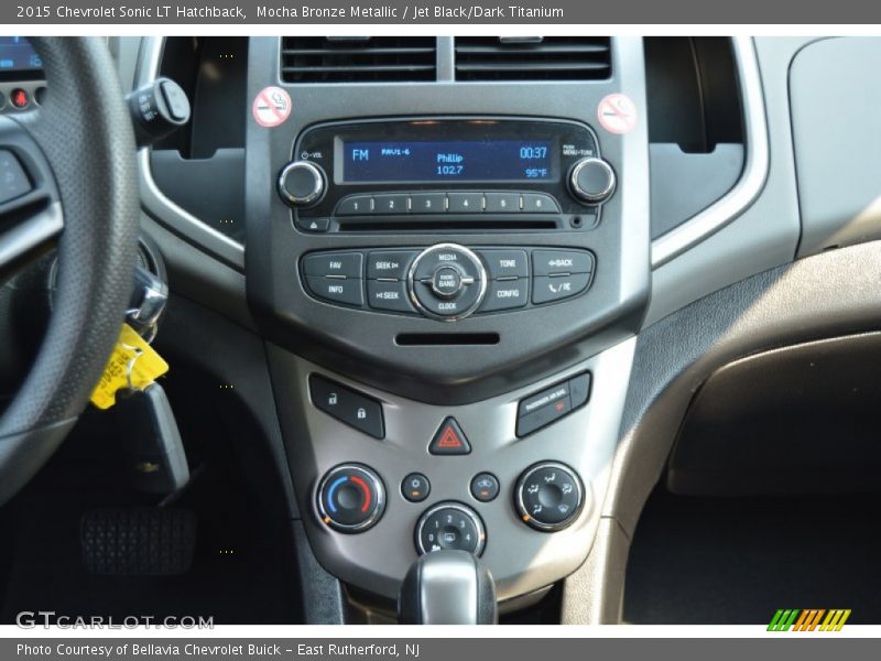 Mocha Bronze Metallic / Jet Black/Dark Titanium 2015 Chevrolet Sonic LT Hatchback
