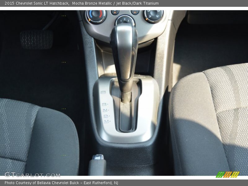 Mocha Bronze Metallic / Jet Black/Dark Titanium 2015 Chevrolet Sonic LT Hatchback