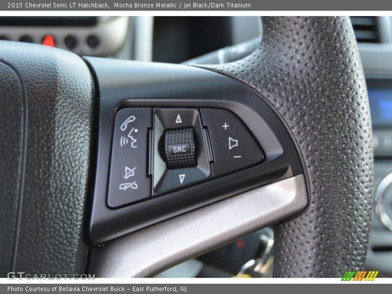 Mocha Bronze Metallic / Jet Black/Dark Titanium 2015 Chevrolet Sonic LT Hatchback