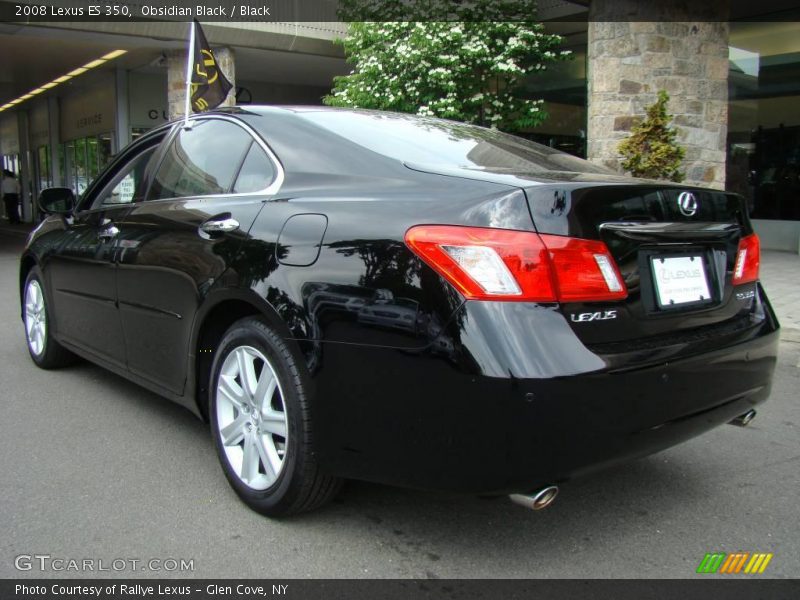 Obsidian Black / Black 2008 Lexus ES 350