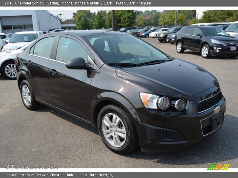 Mocha Bronze Metallic / Dark Pewter/Dark Titanium 2015 Chevrolet Sonic LT Sedan