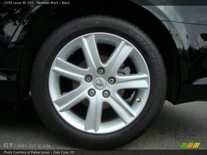 Obsidian Black / Black 2008 Lexus ES 350