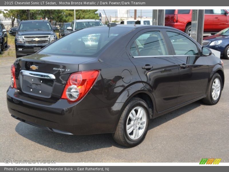 Mocha Bronze Metallic / Dark Pewter/Dark Titanium 2015 Chevrolet Sonic LT Sedan