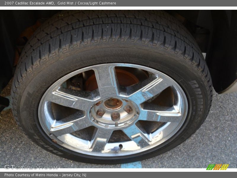 Gold Mist / Cocoa/Light Cashmere 2007 Cadillac Escalade AWD