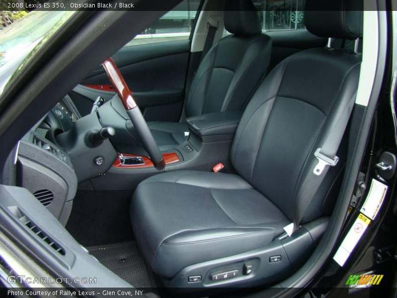 Obsidian Black / Black 2008 Lexus ES 350
