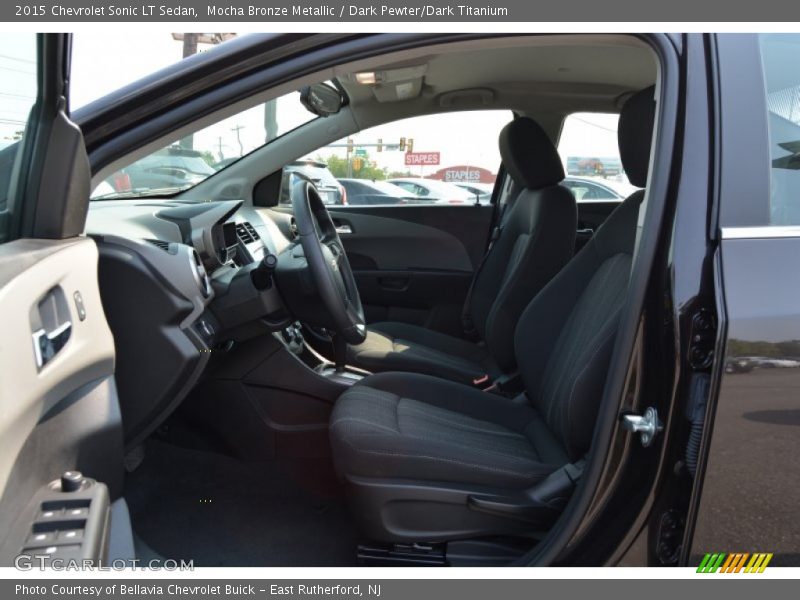 Mocha Bronze Metallic / Dark Pewter/Dark Titanium 2015 Chevrolet Sonic LT Sedan