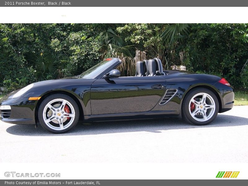 Black / Black 2011 Porsche Boxster