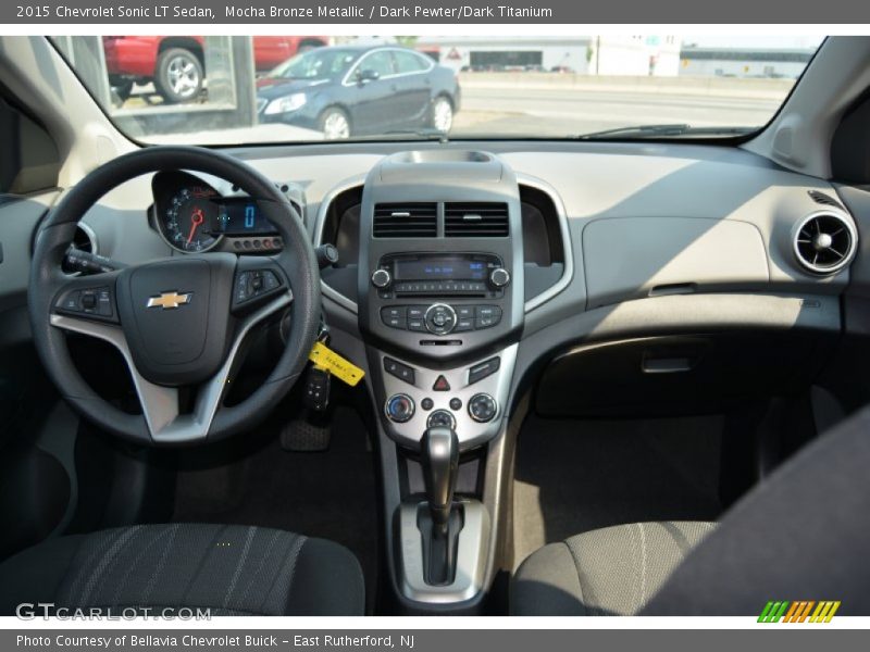 Mocha Bronze Metallic / Dark Pewter/Dark Titanium 2015 Chevrolet Sonic LT Sedan