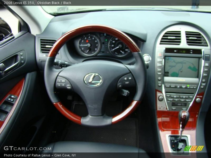 Obsidian Black / Black 2008 Lexus ES 350