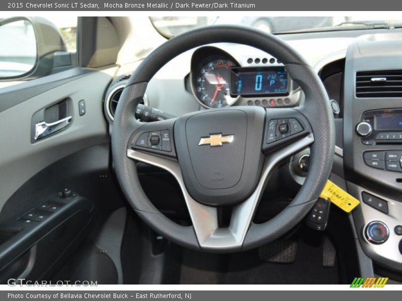 Mocha Bronze Metallic / Dark Pewter/Dark Titanium 2015 Chevrolet Sonic LT Sedan