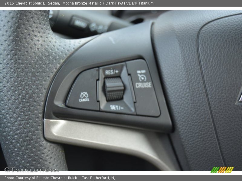 Mocha Bronze Metallic / Dark Pewter/Dark Titanium 2015 Chevrolet Sonic LT Sedan