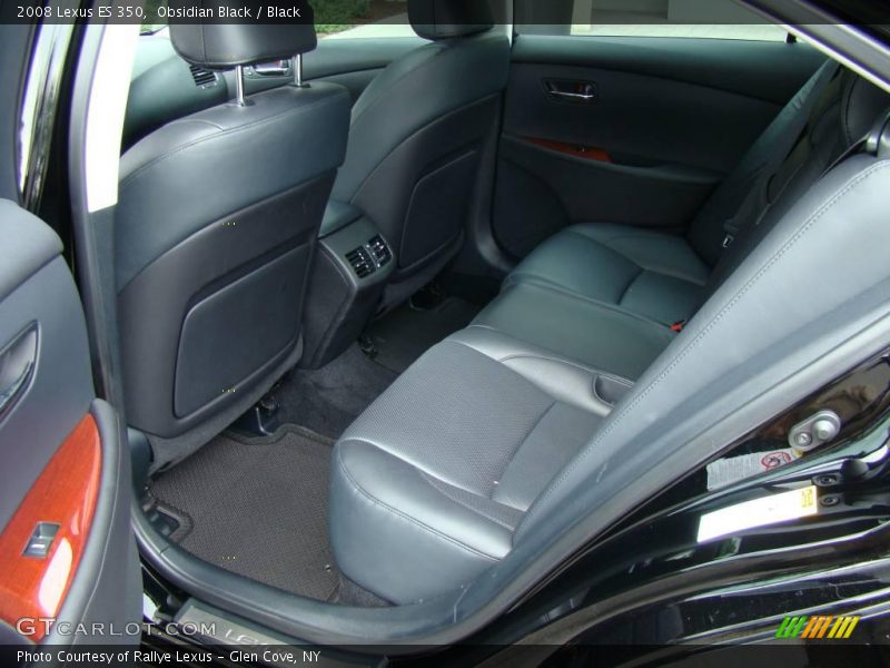 Obsidian Black / Black 2008 Lexus ES 350