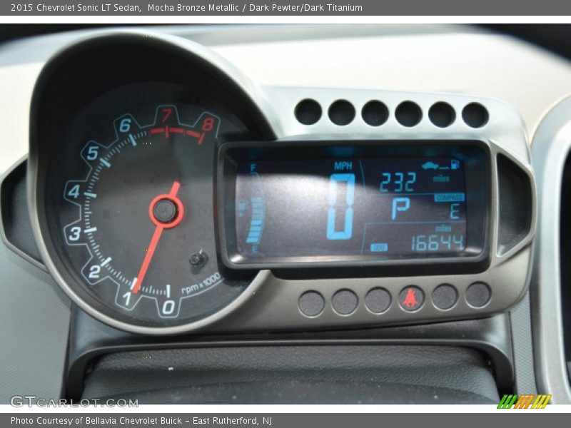 Mocha Bronze Metallic / Dark Pewter/Dark Titanium 2015 Chevrolet Sonic LT Sedan