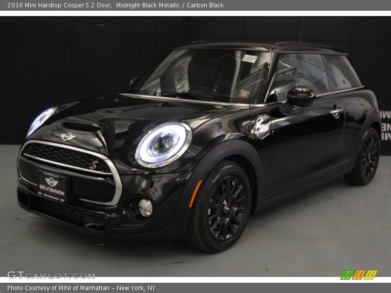 Midnight Black Metallic / Carbon Black 2016 Mini Hardtop Cooper S 2 Door